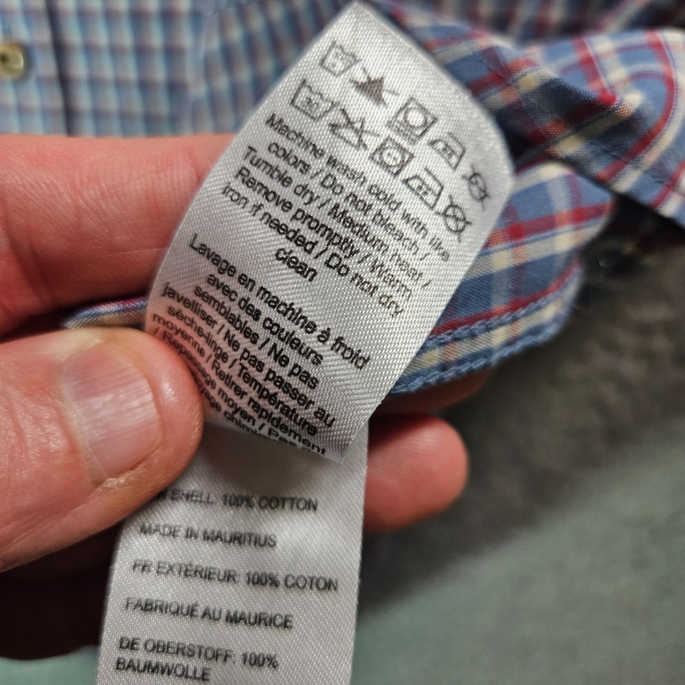 Untuckit Shirt Men XL‎ Slim Fit Button Up Long Sleeve Multicolor Plaid - Picture 6 of 10